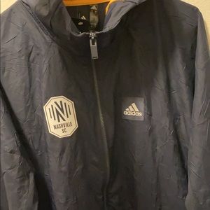 size M nashville sc rain coat! NWT!